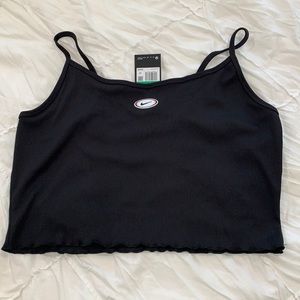 Nike Women’s Cropped Ribbed Logo Tank XL